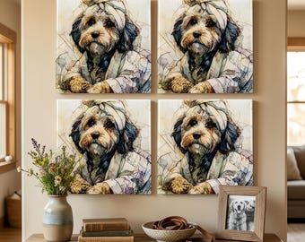 Cockapoo Spa Dog Ceramic Tile thumbnail 4