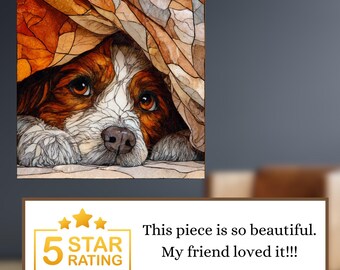 Brittany Under the Blanket Ceramic Tile thumbnail 3