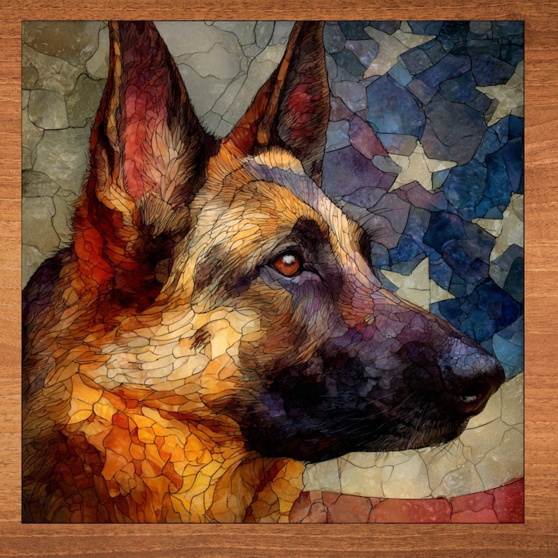 German Shepherd handcrafted in Knoxville