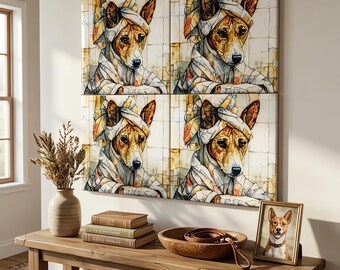 Basenji Spa Dog Ceramic Tile thumbnail 4