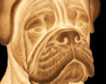 Boxer Dog Luminary Night Light thumbnail 4