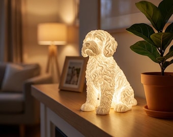 Cockapoo Dog Luminary Night Light thumbnail 3