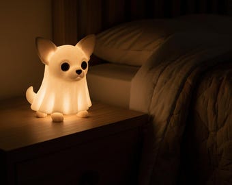 Chihuahua Sheet Ghost Nightlight thumbnail 1
