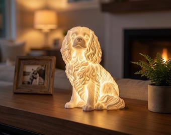 Cavalier King Charles Spaniel Dog Luminary Night Light thumbnail 3