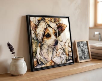 Chiweenie Spa Dog Ceramic Tile thumbnail 1