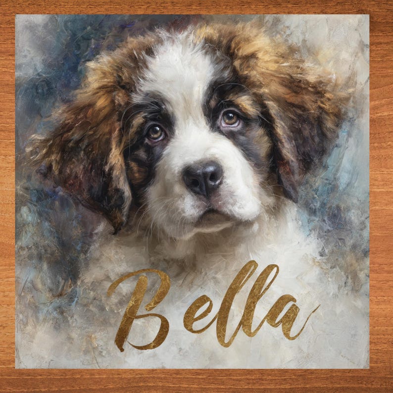 Saint Bernard Decorative Tile