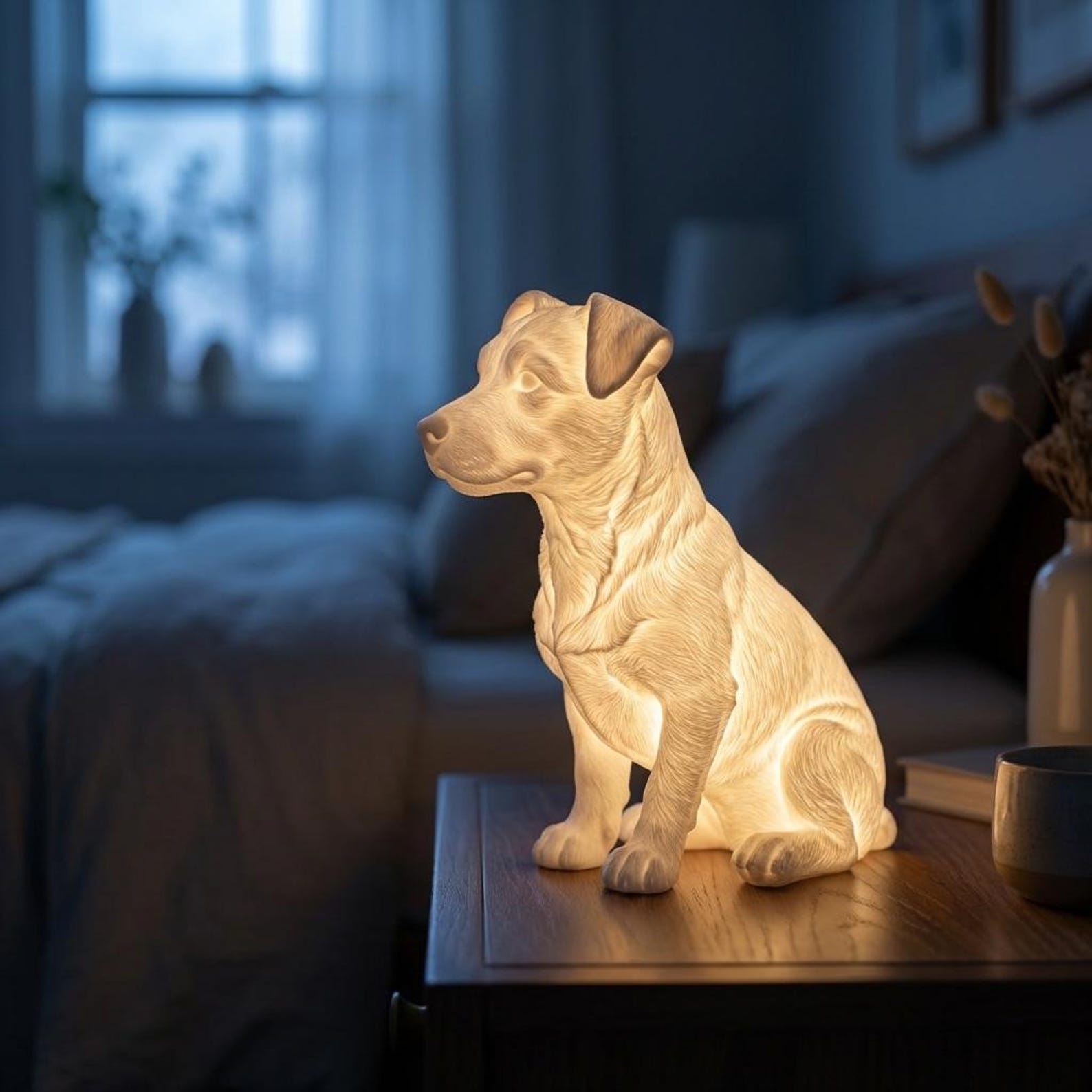 Jack Russell Terrier Dog Luminary Night Light