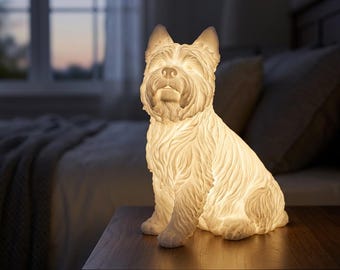 Cairn Terrier Dog Luminary Night Light thumbnail 1