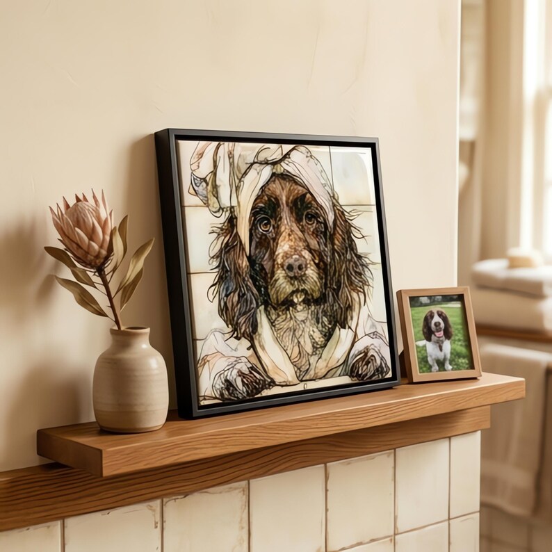 Boykin Spaniel Spa Dog Ceramic Tile