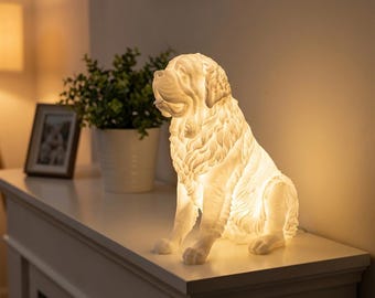 Saint Bernard Dog Luminary Night Light thumbnail 3