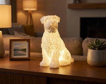 Wheaten Terrier Dog Luminary Night Light thumbnail 3