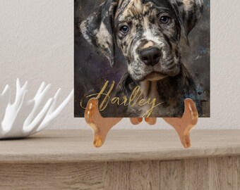 Great Dane Decorative Tile thumbnail 2
