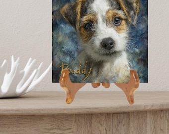 Jack Russell Terrier Decorative Tile thumbnail 2