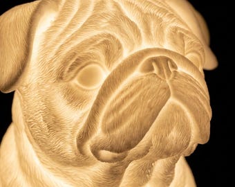 Pug Dog Luminary Night Light thumbnail 4