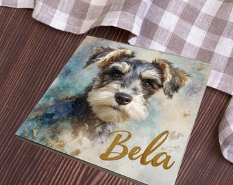 Miniature Schnauzer Decorative Tile thumbnail 3