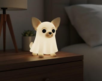 Chihuahua Sheet Ghost Nightlight thumbnail 3