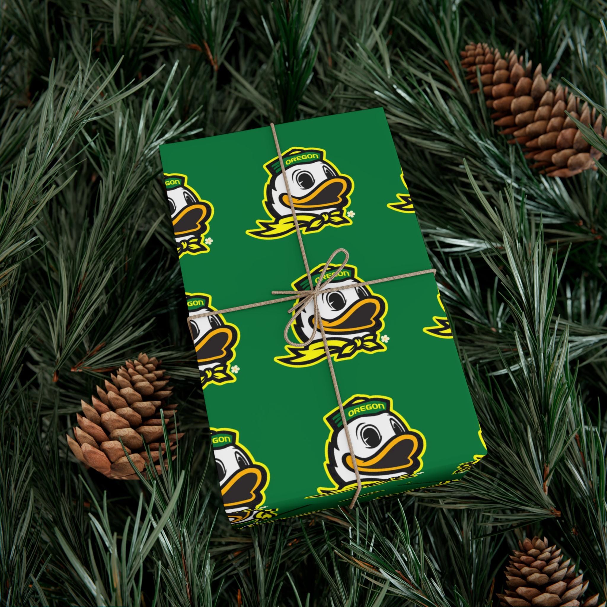 Discover Oreg Ducks Gift Wrap Paper for Birthdays and Holidays Eco-Friendly