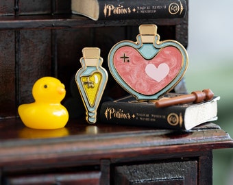 Phial of Fortune & Love Potion #2 Enamel Pin Set