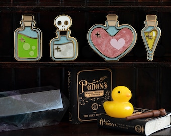 Potions: Magical, Mystical & Mystified Enamel Pin