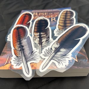 Hawk Feather Bookmarks