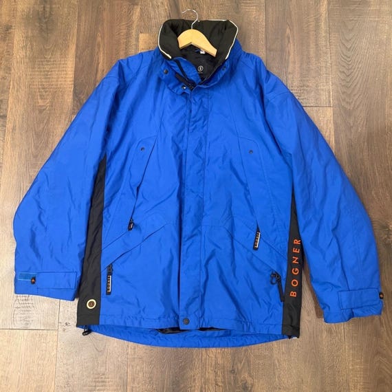 Bogner, Vintage Bogner Goan Thylmann Ski Jacket Mens Blue Weather Gear Parka XL 25x32