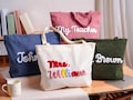 Personalized Teacher Tote Bag,Custom Name Corduroy Bags For Her, Teacher Appreciation Gift product logo