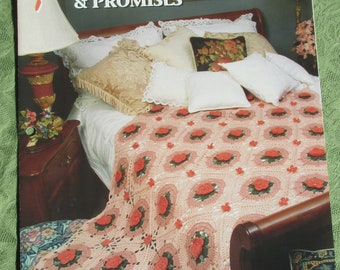 PB211 Primroses and Promises  Afghan Crochet Pattern Anne's Crochet Quilt Afghan Club