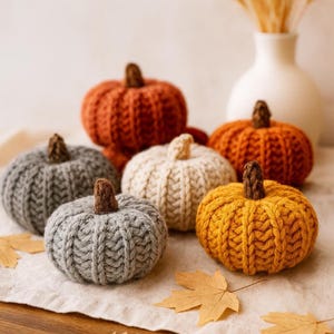 Chunky Crochet Pumpkin Pattern: Easy Fall Decor DIY (PDF Download)
