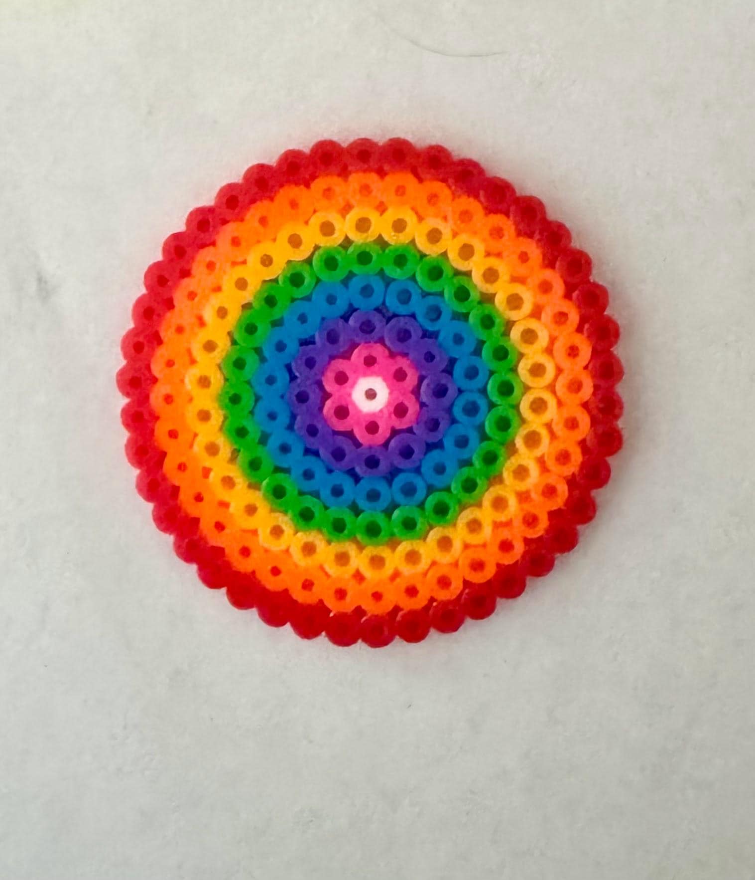 2.875 inch Melty Bead Coaster