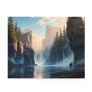 Rompecabezas de paisaje natural - 120, 252, 500 piezas | Rompecabezas escénico para relajarse, regalo para amantes de la naturaleza, actividad familiar, rompecabezas ecológico