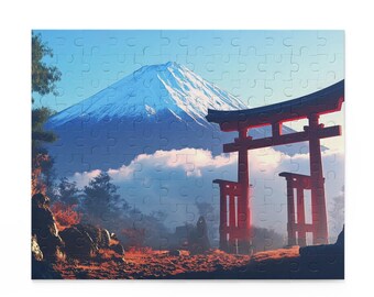 Mt. Fuji Scenic Puzzle - 500 Pieces, Japanese Landscape Art, Fun Family Activity, Gift for Nature Lovers, Home Decor