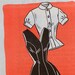 Vintage Pattern Mail Order 9262 dress sewing Peter Pan blouse Full skirt 1950s Rockabilly Bust 32 rockabilly Fit and Flare sleeveless