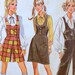 Vintage Pattern McCall's 2121 Pantdress Jumpsuit Romper Bust 36 1960s 1969 overalls coveralls trouser suit Glam Kawaii