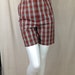 Vintage 1960s plaid Bermuda shorts Henry of Norfolk Atlanta High Waist Mid Century Call the Midwife