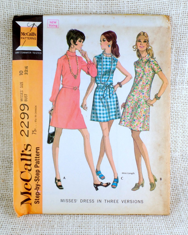 McCall's 2299 vintage sewing pattern 1970s Gathered | Etsy