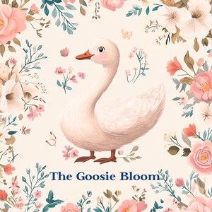 TheGoosieBloom | Whimiscal Capy Goose Seamless Pattern& Fun Digital Paper for crafter