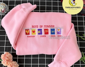Boys of Tommen Embroidered Sweatshirt – Kavanagh 13 Lynch 6 Gibsie 7 Crewneck, boys of tommen, Gift For Book Love, Tommen College Merch