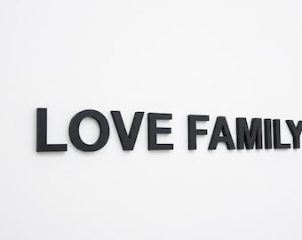 Custom Wall Letters with Any Font, 1/2 Inch Thick, Indoor Use at Home or Office, Business Name, Nursery, Kids