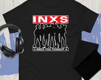 1980's INXS Vintage Original Rare 1988 TOUR New-wave Rock Band Tee