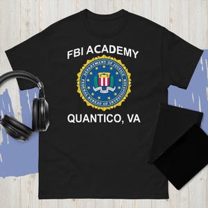 Chemise Fbi Academy Quantico Va Police Département de la Justice des États-Unis