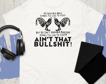 Camiseta de pelea de gallos de pelea para hombre y mujer