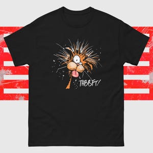 Bloom County Bill the Cat County THBBFT! Funny Cartoon Tee Gift Black or Navy T-shirt