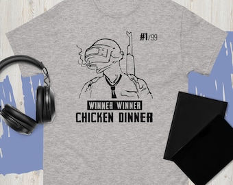 New Winner Winner Chicken Dinner Pubg Game Men's Black T-Shirt