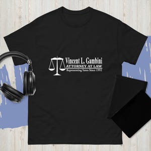 Neues My Cousin Vinny Vincent T-Shirt Gambini l Schwarz&Weiß Farbe Shirt USA Größe