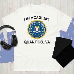 Chemise Fbi Academy Quantico Va Police Département de la Justice des États-Unis