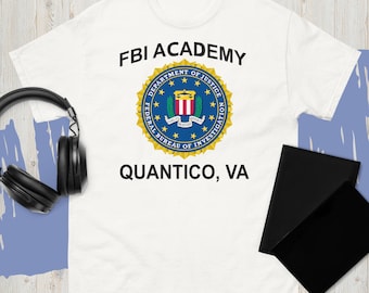 Chemise Fbi Academy Quantico Va Police Département de la Justice des États-Unis
