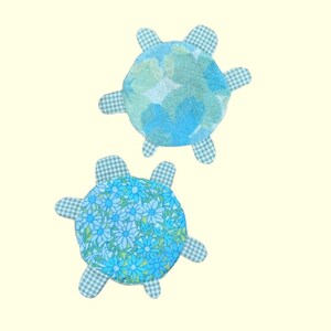 Vadrouille personnalisée en forme de tortue pour sol de cuisine recyclée - Accessoire de cuisine écologique fait main