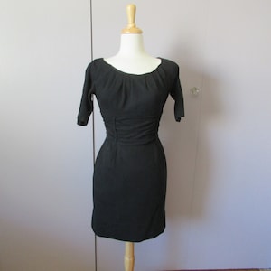 Nina Ricci Original Wool Black Dress