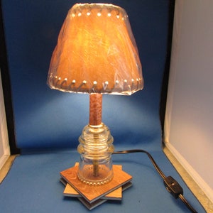 Glass Insulator Lamp