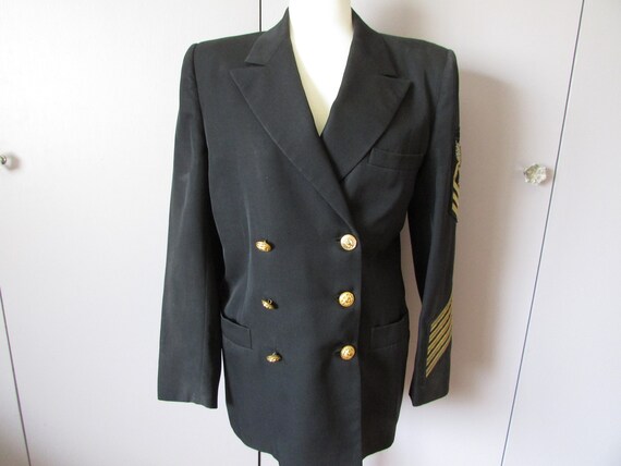 Black Navy Dress Jacket - image 1